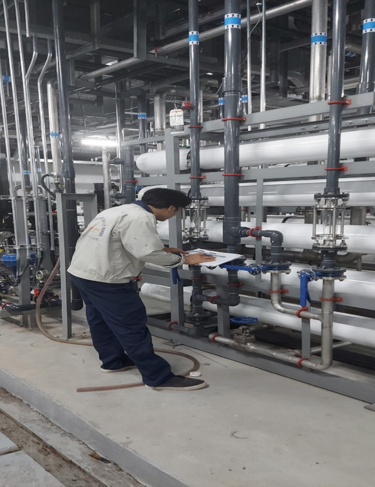 Súc rửa hóa chất CIP bảo dưỡng màng định kỳ
