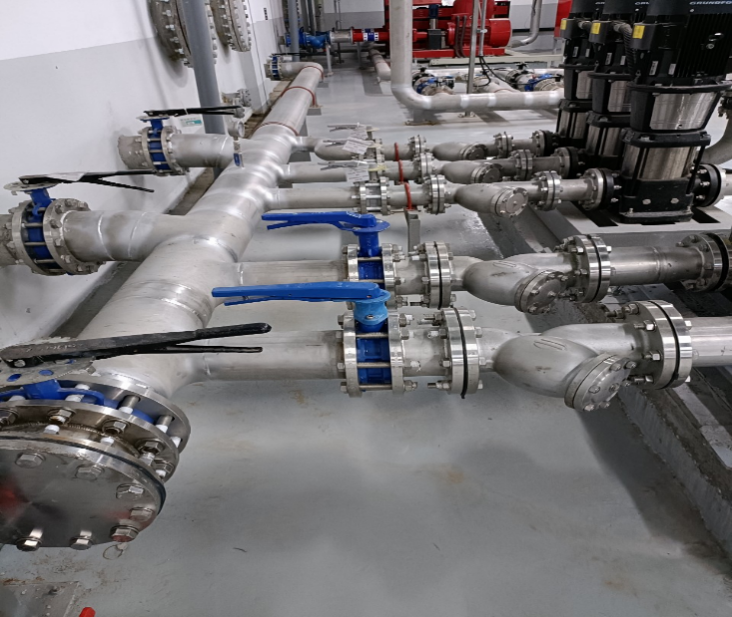 Gia công lắp ráp skid hệ thống bơm tăng áp