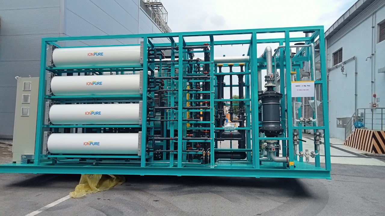 Bàn giao nghiệm thu trạm xử lý nước cấp nhà máy