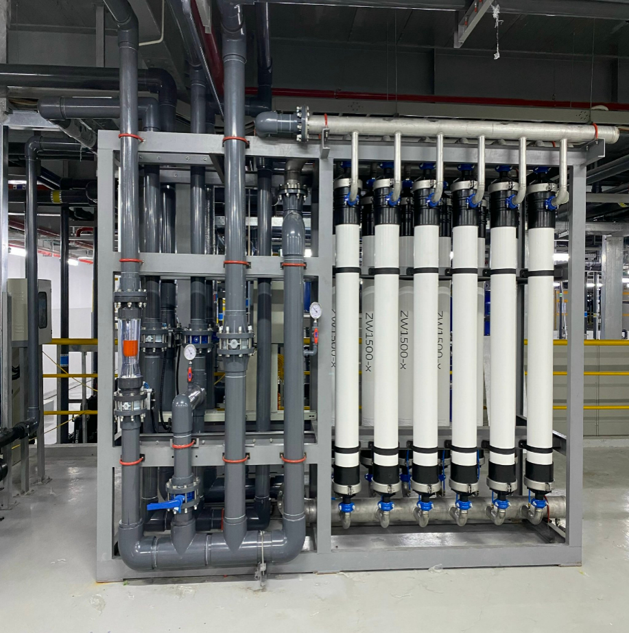 Hệ thống UF siêu lọc kết hợp RO thẩm thấu ngược